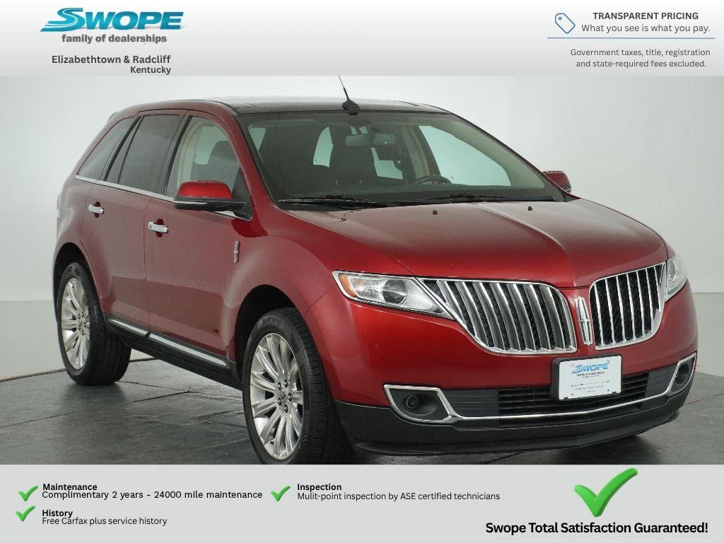 Used 2013 Ruby Red Metallic Tinted Clearcoat Lincoln Base image 1