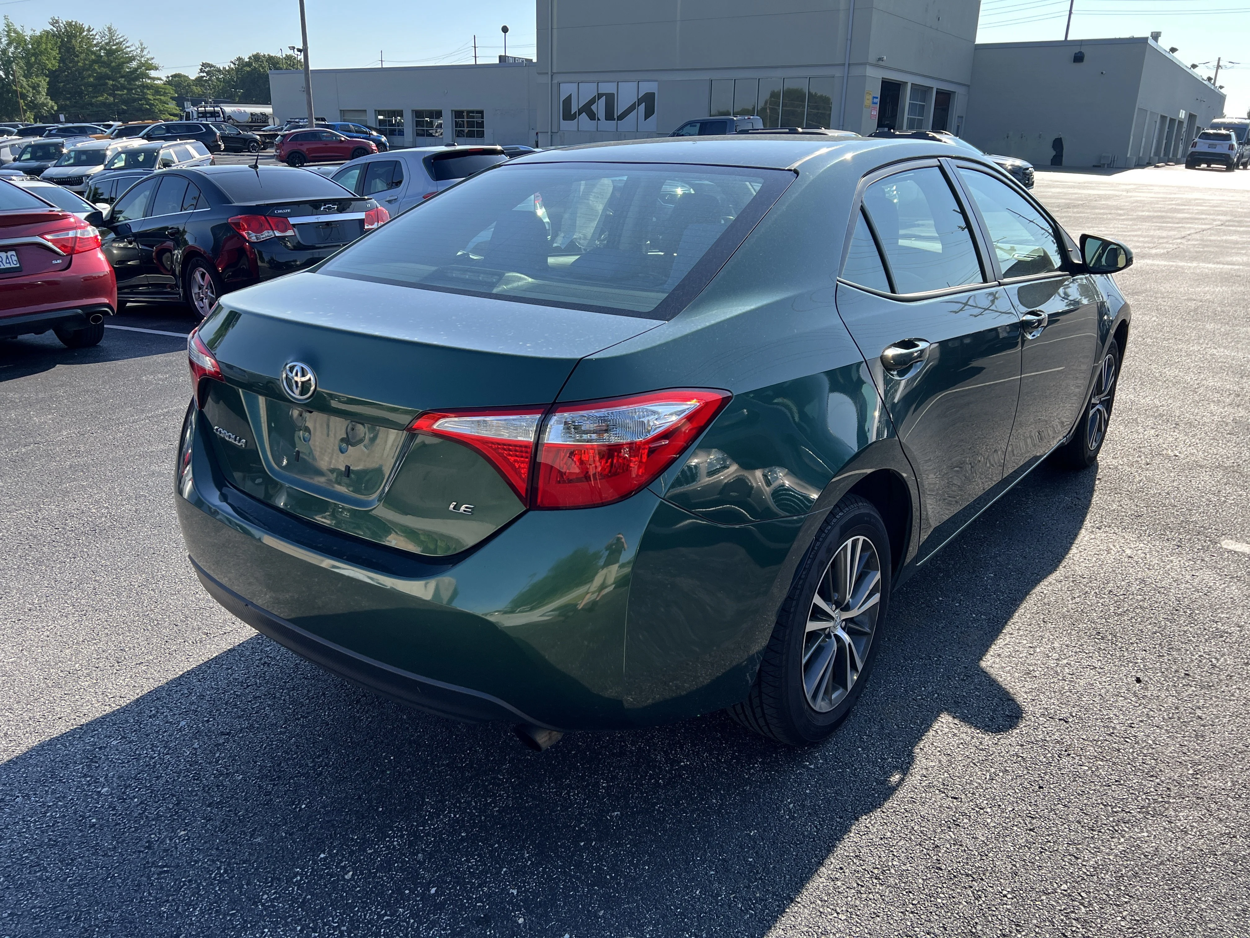 Used 2016 4evergreen Metallic Toyota LE Plus image 7