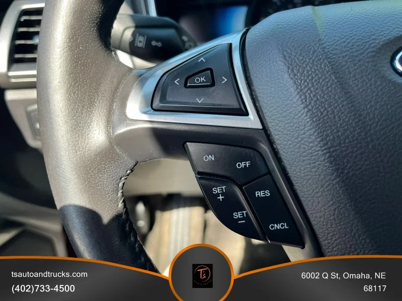 Used 2015 Red Ford Titanium Hybrid Sedan 4D image 19