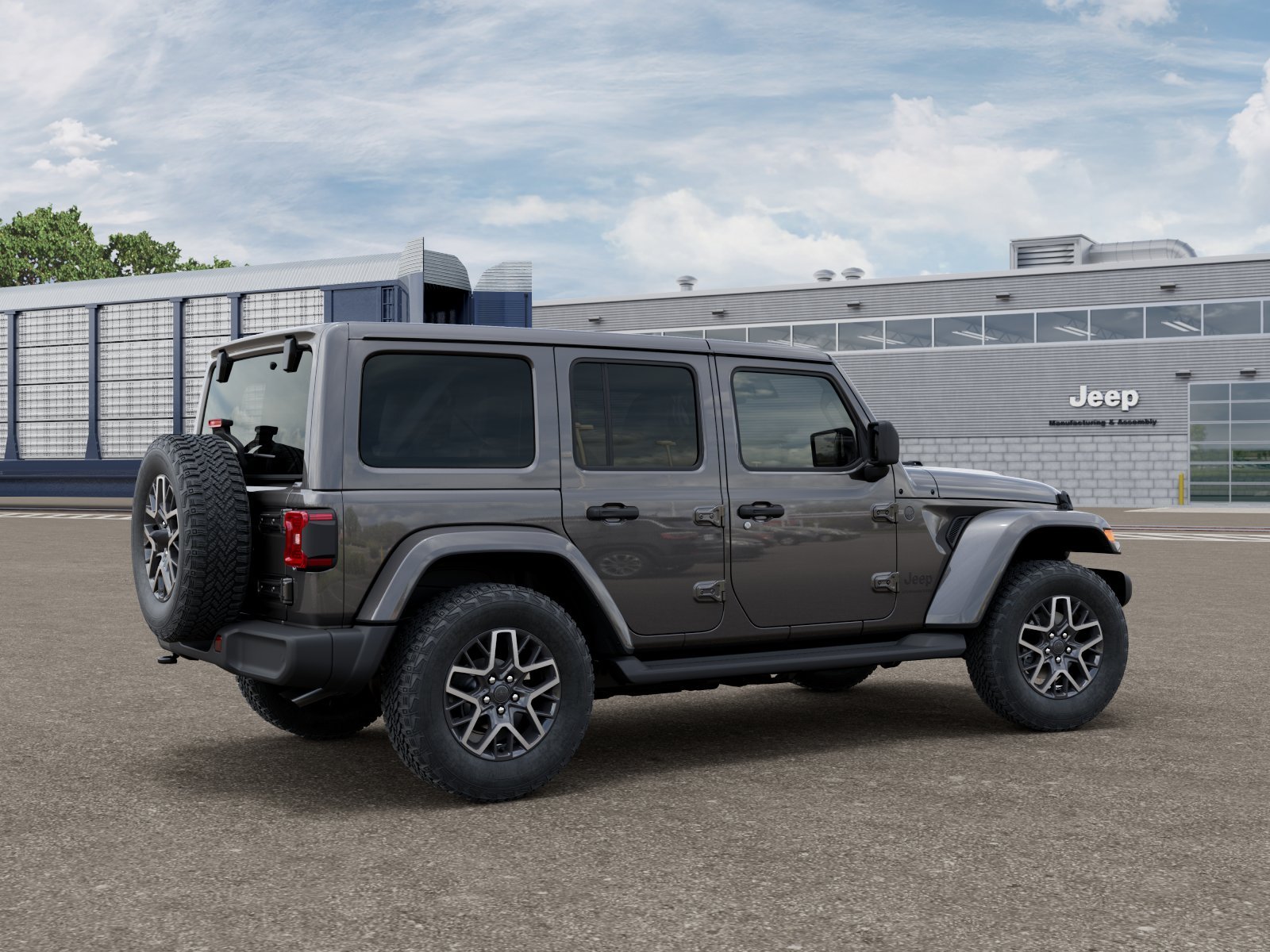 New 2026 Granite Crystal Metallic Clear-Coat Exterior Paint Jeep Sahara image 2