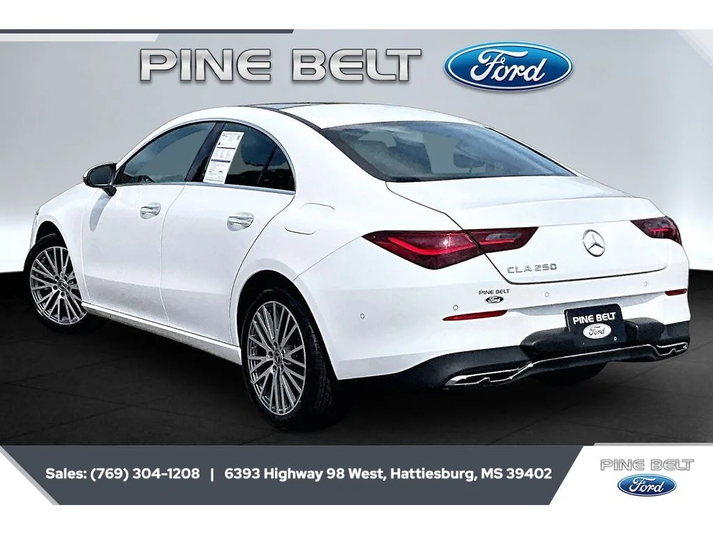 Used 2025 Polar White Mercedes-Benz CLA 250 image 2