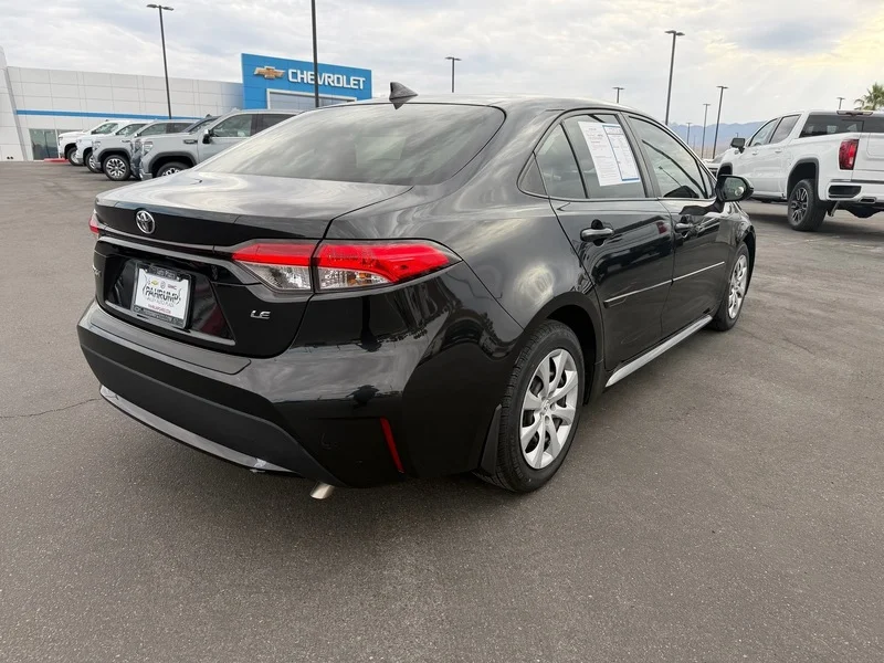 Used 2022 Black Sand Pearl Toyota LE image 3