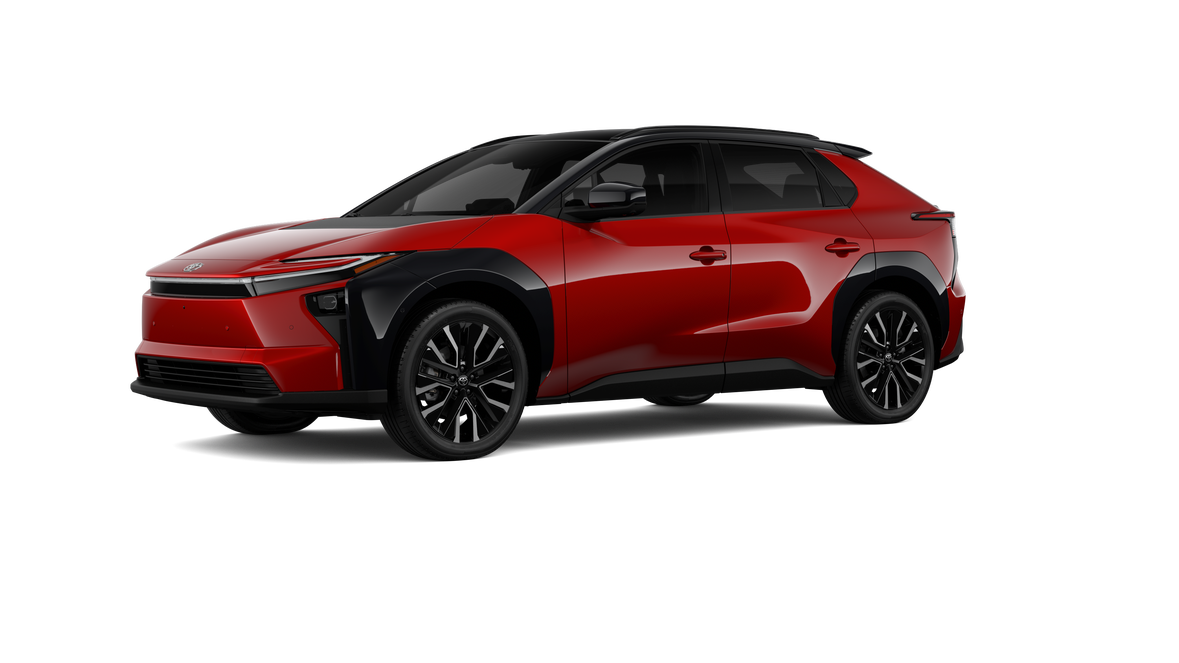 New 2026 Supersonic Red with Midnight Black Metallic roof Toyota Limited image 24