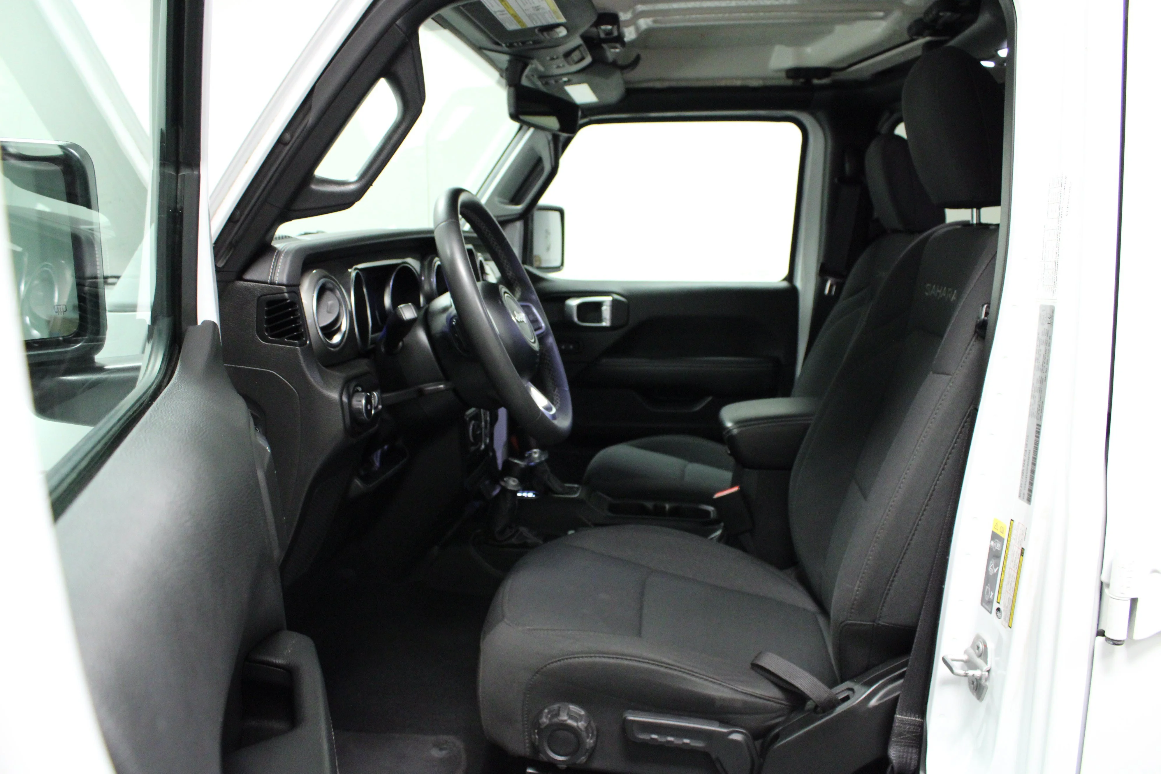 Used 2023 Bright White Clearcoat Jeep Sahara image 12