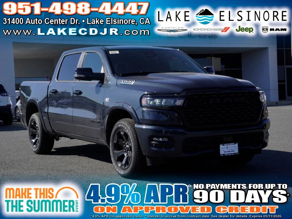 New 2026 Forged Blue Metallic Exterior Paint RAM Big Horn/Lone Star image 1