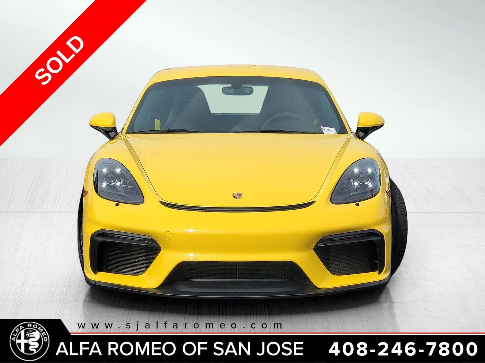 Used 2020 Yellow Porsche GT4 image 2