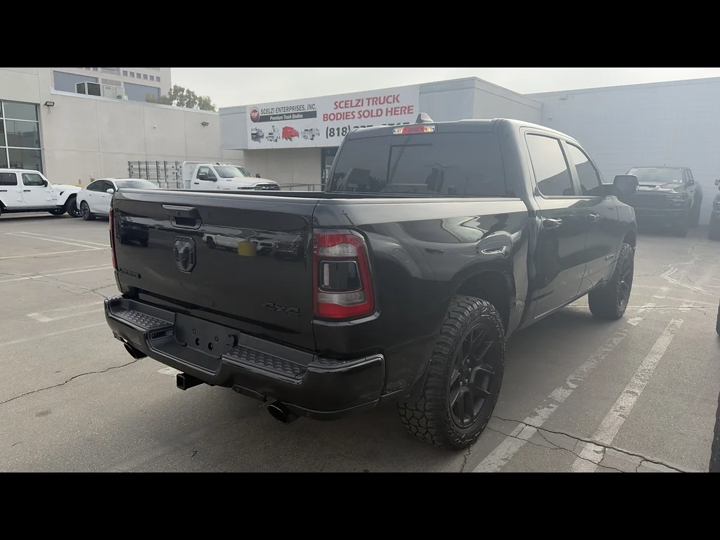 Used 2024 Diamond Black Crystal Pearl Coat Ram Laramie image 3