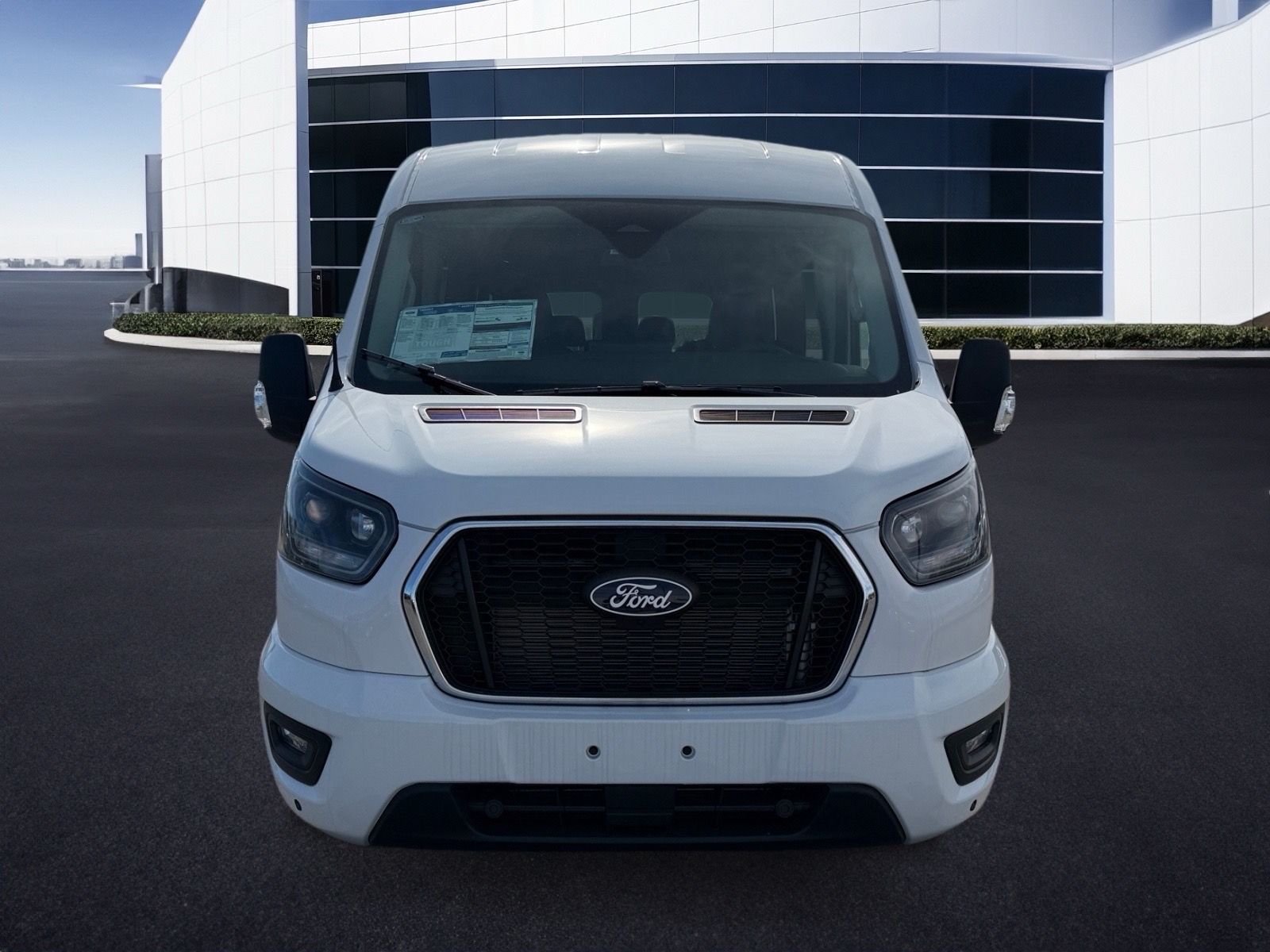 New 2026 Oxford White Ford Passenger Van XLT image 8
