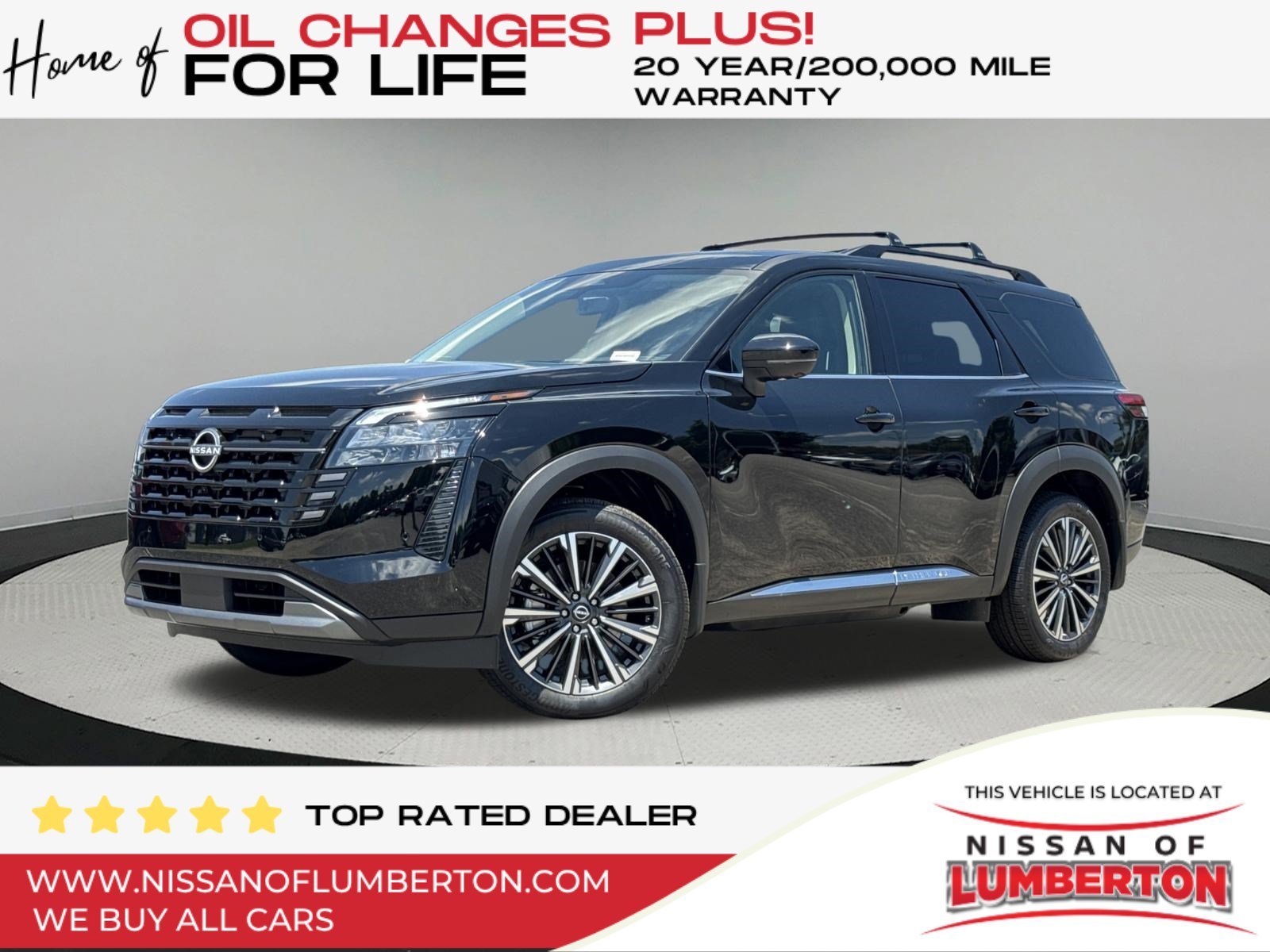 New 2026 Super Black Nissan Platinum image 1