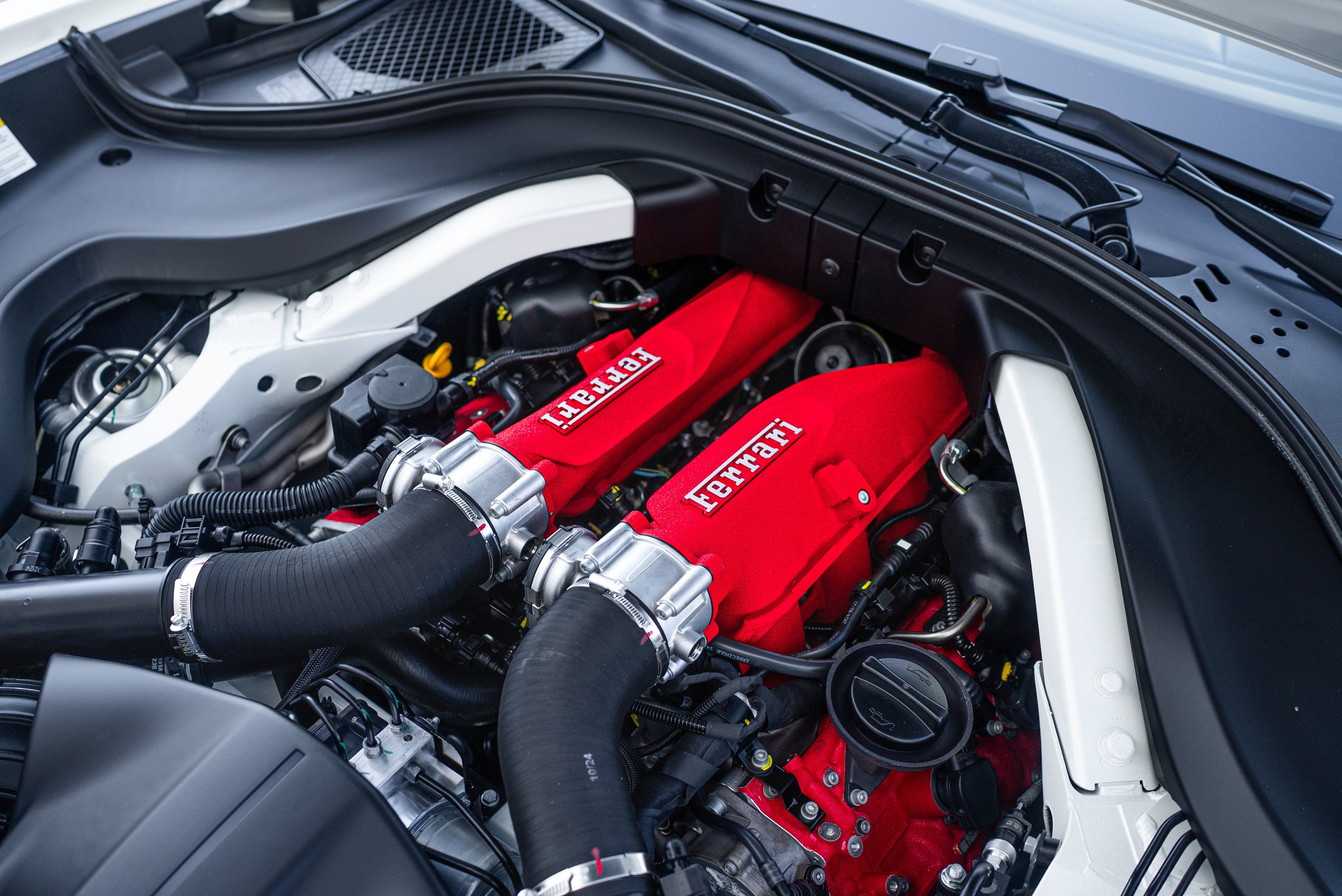 Certified Used 2025 Bianco Italia Ferrari Convertible image 14