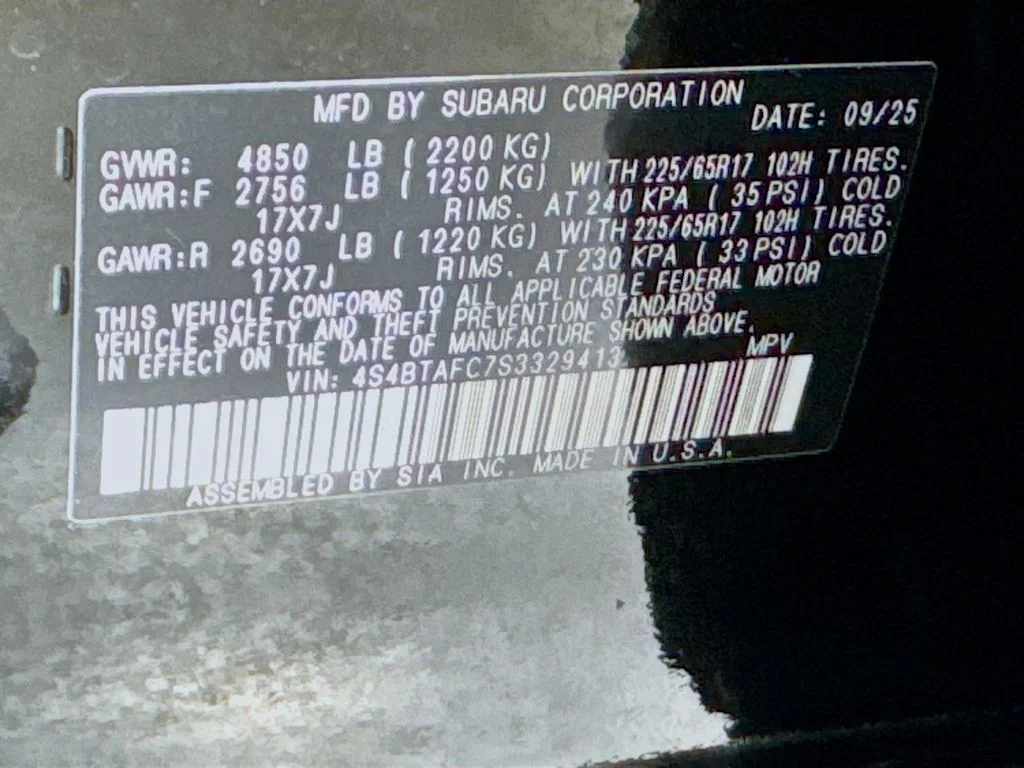 Used 2025 Black Subaru Premium image 42