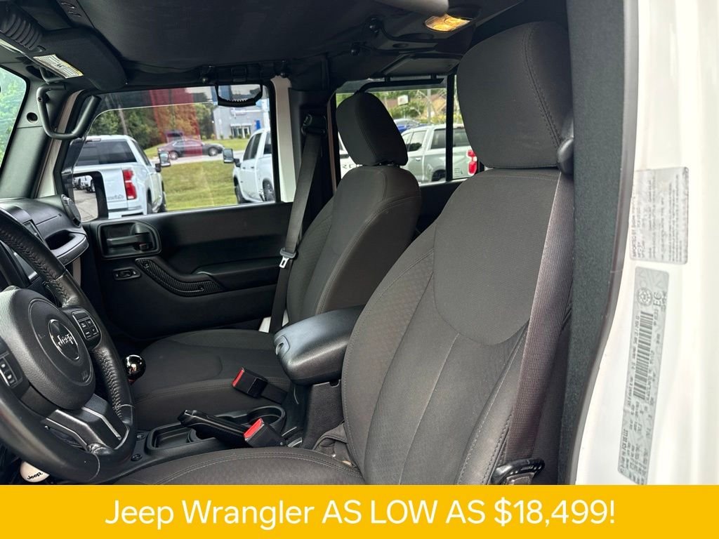 Used 2016 White Jeep Unlimited Sport image 6