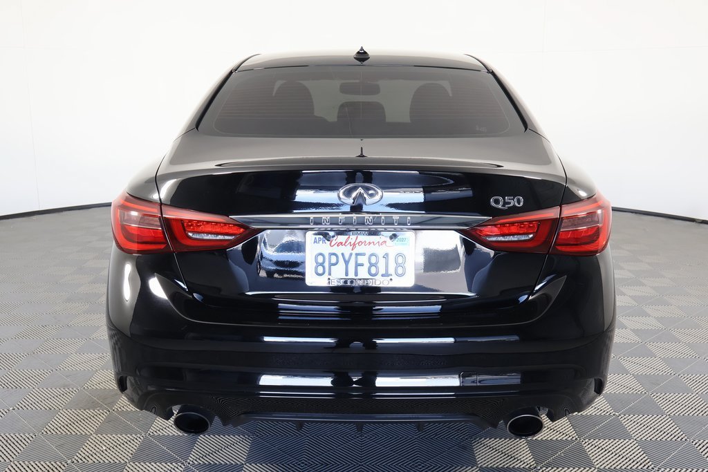 Used 2020 Black Obsidian INFINITI 3.0t LUXE image 5