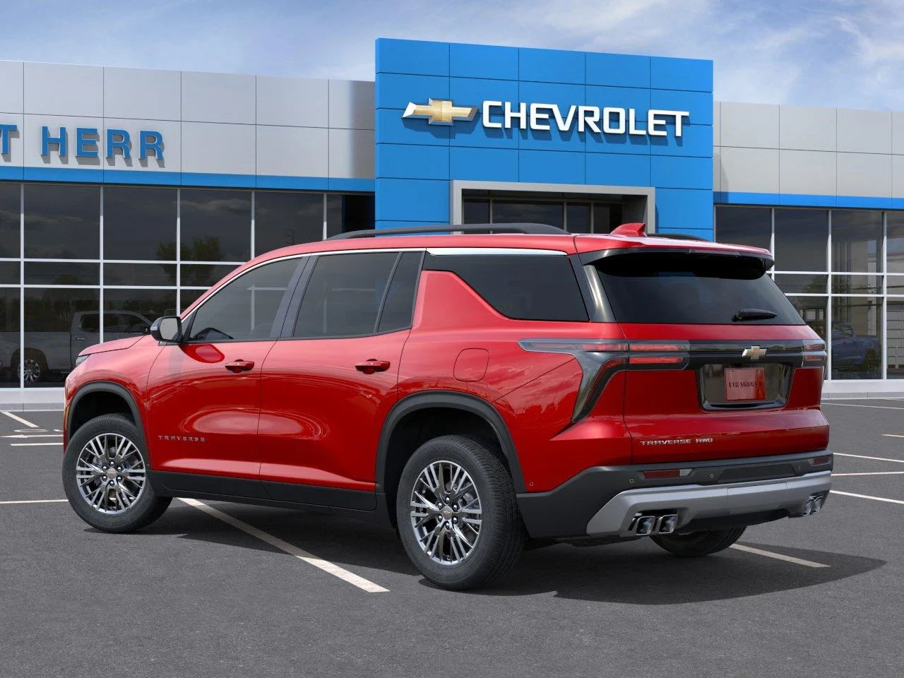 Used 2026 Radiant Red Tintcoat Chevrolet AWD LT image 3