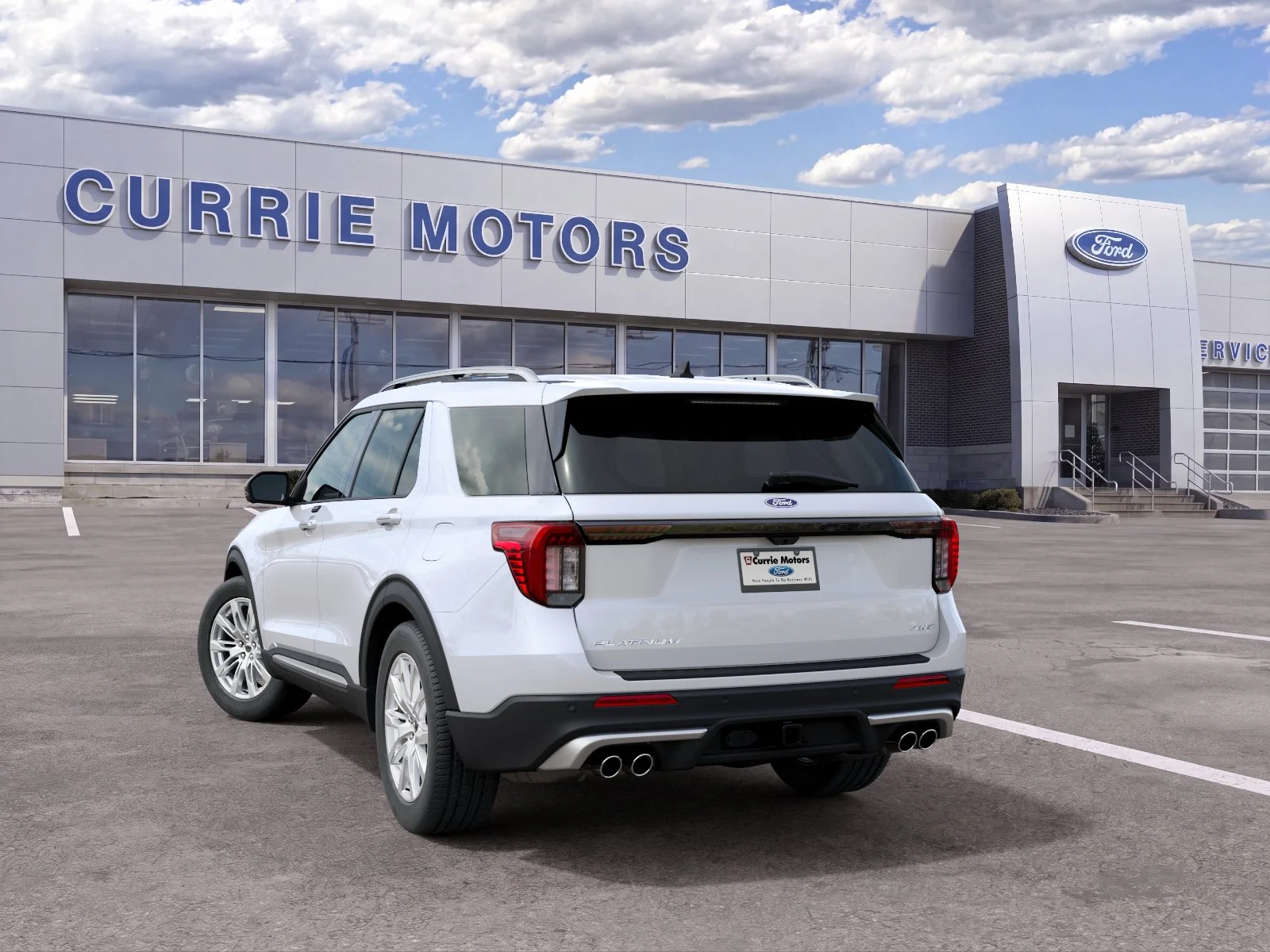 New 2027 Star White Metallic Tri-Coat Ford Platinum image 31