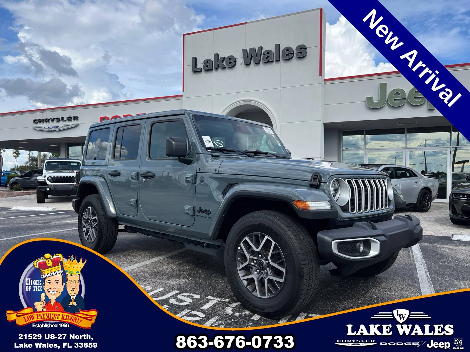 Used 2026 Gray Jeep Sahara image 1
