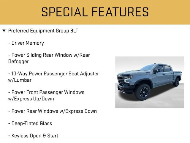 Used 2024 Slate Gray Metallic Chevrolet ZR2 image 12