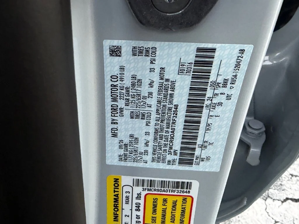 New 2026 Space White Metallic Ford Badlands® image 16