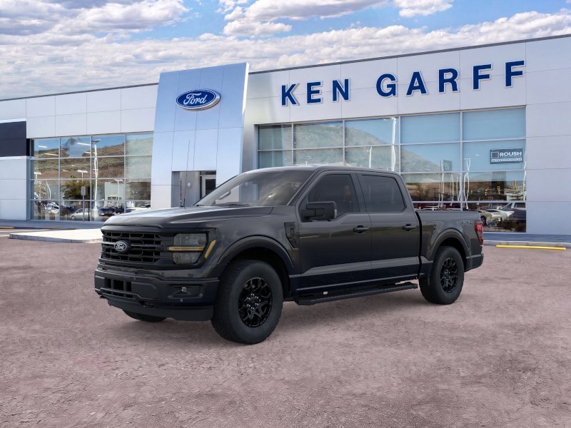 New 2026 Agate Black Metallic Ford XLT image 1