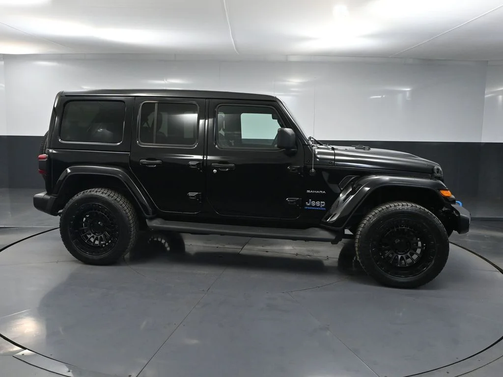 Used 2023 Black Jeep Sahara 4xe image 3