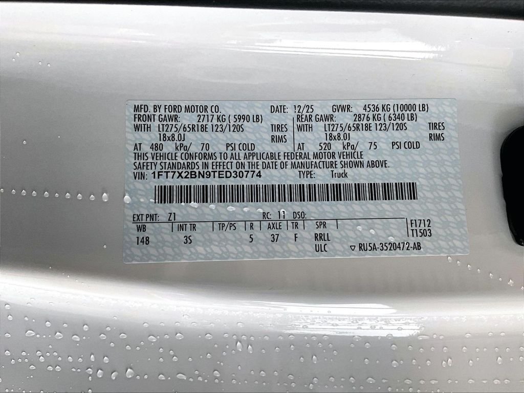 New 2026 Oxford White Ford XLT image 17
