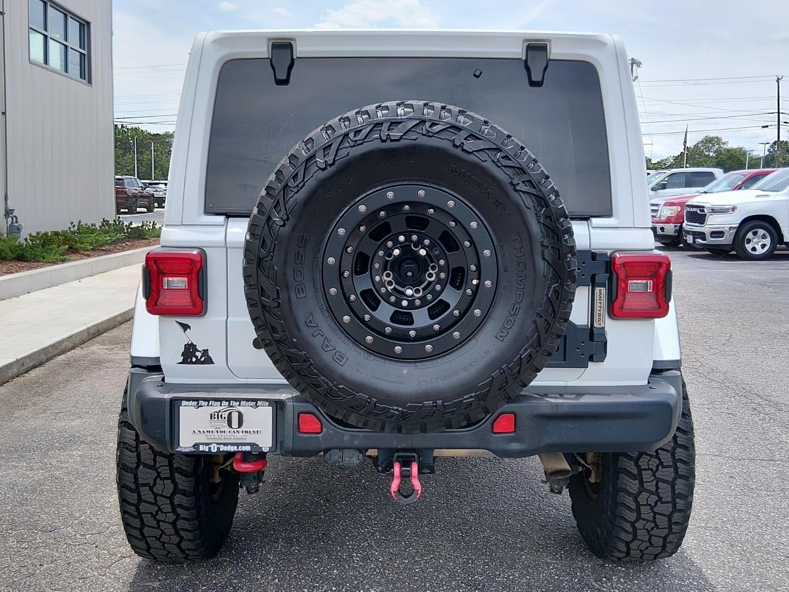 Used 2018 Bright White Clear Coat Jeep Rubicon image 4