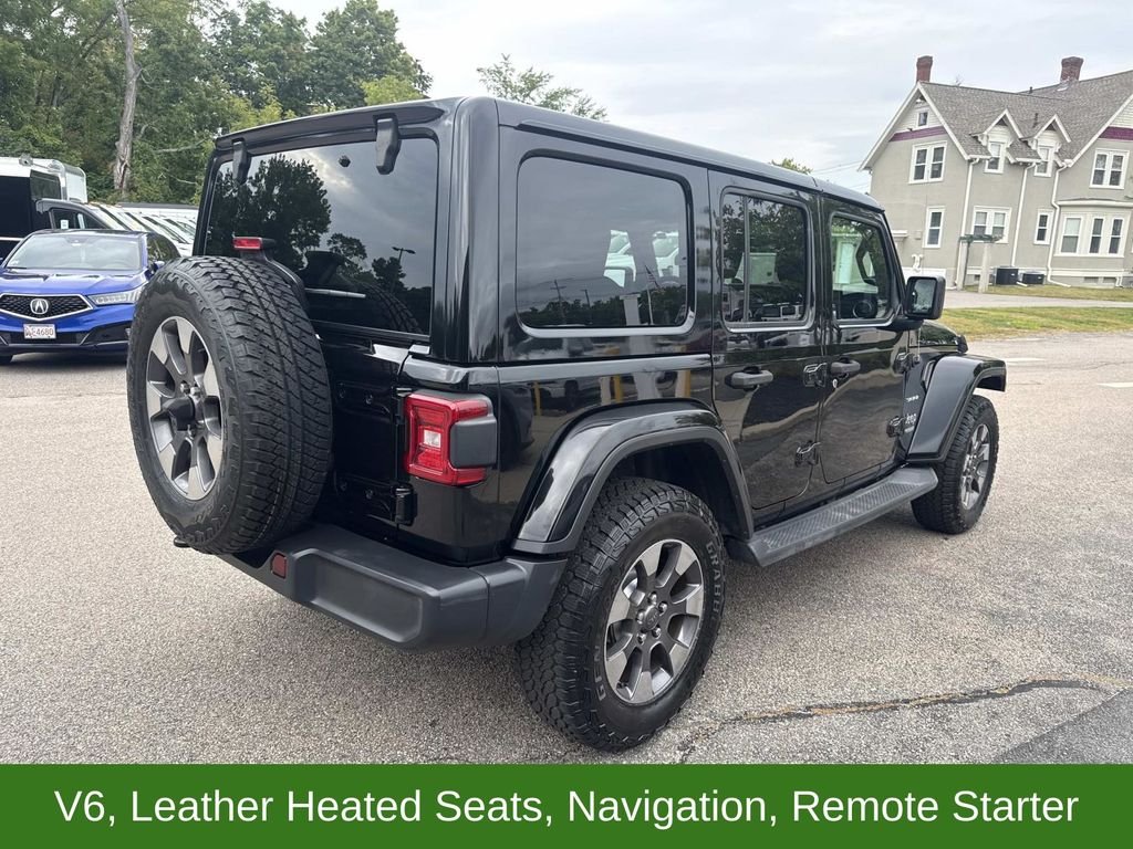 Used 2018 Black Jeep Unlimited Sahara image 6