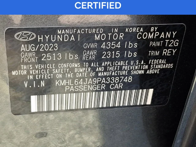 Used 2023 Gray Hyundai SEL image 27
