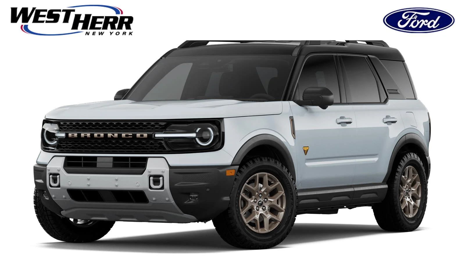New 2026 Space White Metallic Ford Badlands® image 1