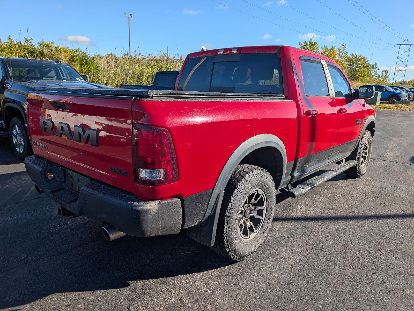 Used 2017 Flame Red Clearcoat Ram Rebel image 7