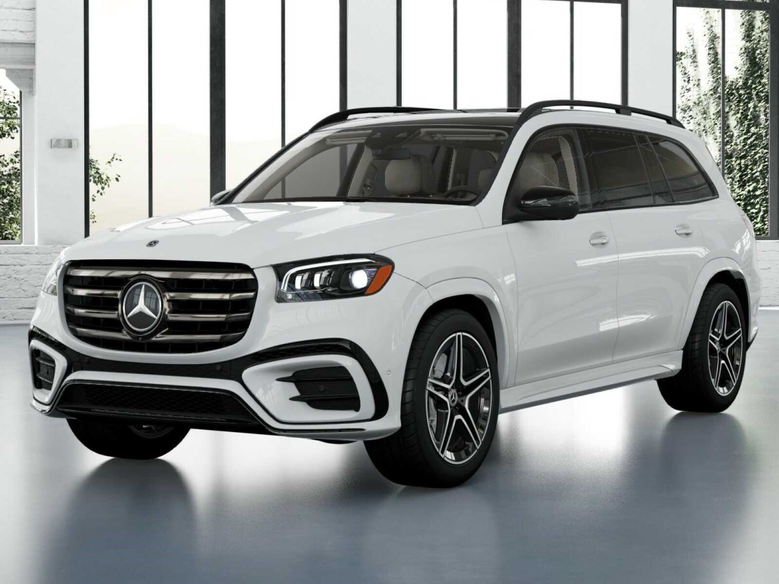 New 2026 Polar White Mercedes-Benz GLS 450 4D Sport Utility 4MATIC® image 2