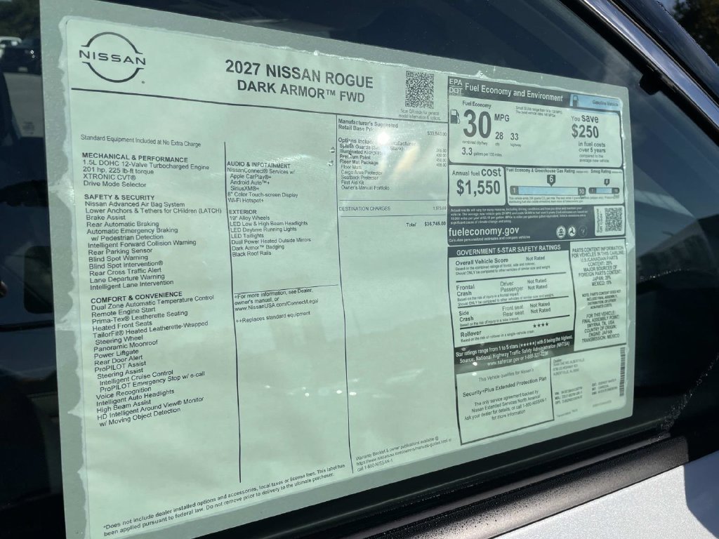 New 2027 Everest White Pearl TriCoat Nissan Dark Armor image 15