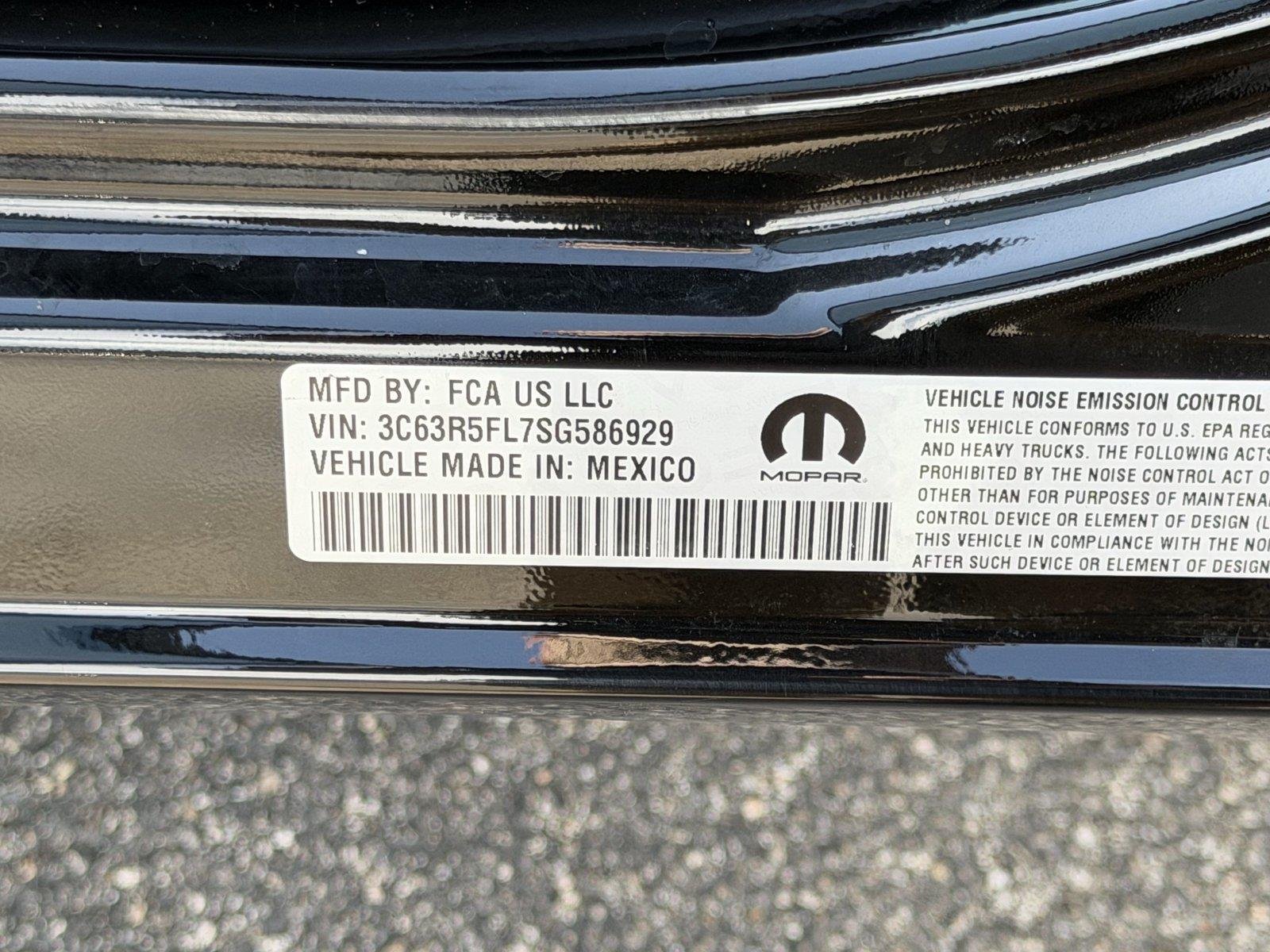 Used 2025 Diamond Black Crystal Pearlcoat Ram Laramie image 30