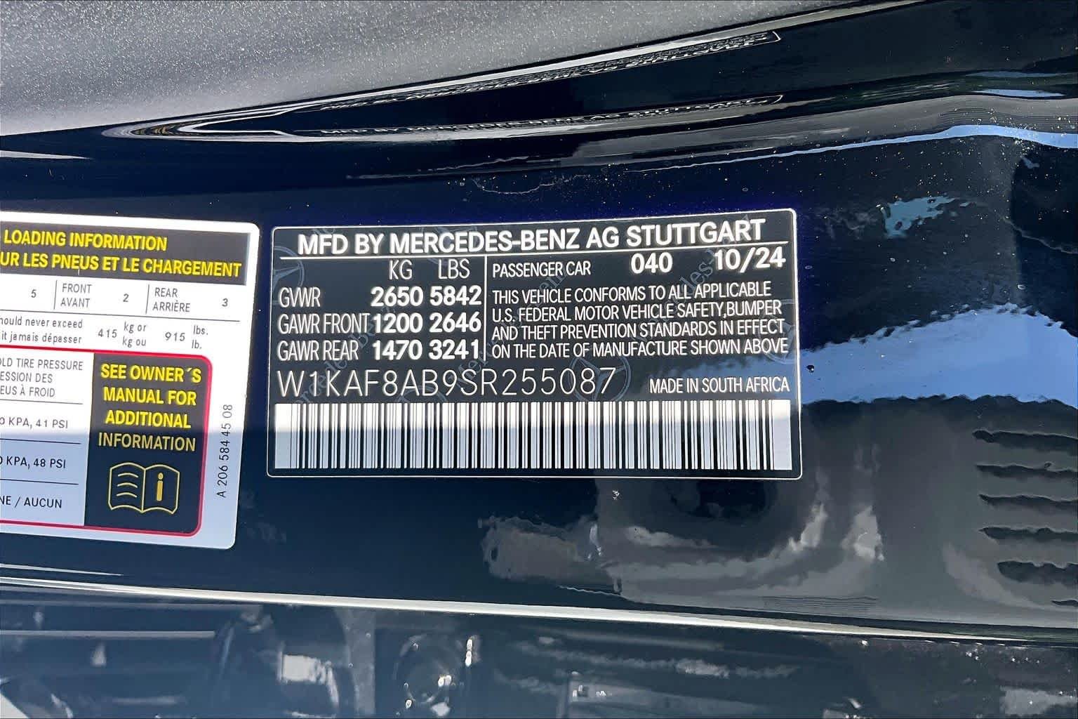 Used 2025 Black Mercedes-Benz AMG® C 63 S E Performance image 32