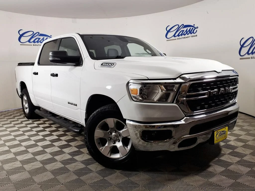 Used 2023 Bright White Cl Ram Big Horn image 1