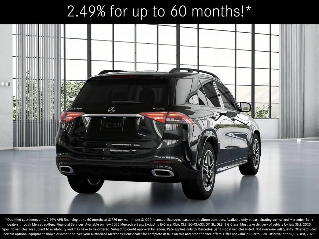 New 2026 Obsidian Black Metallic Mercedes-Benz GLE 350 image 65