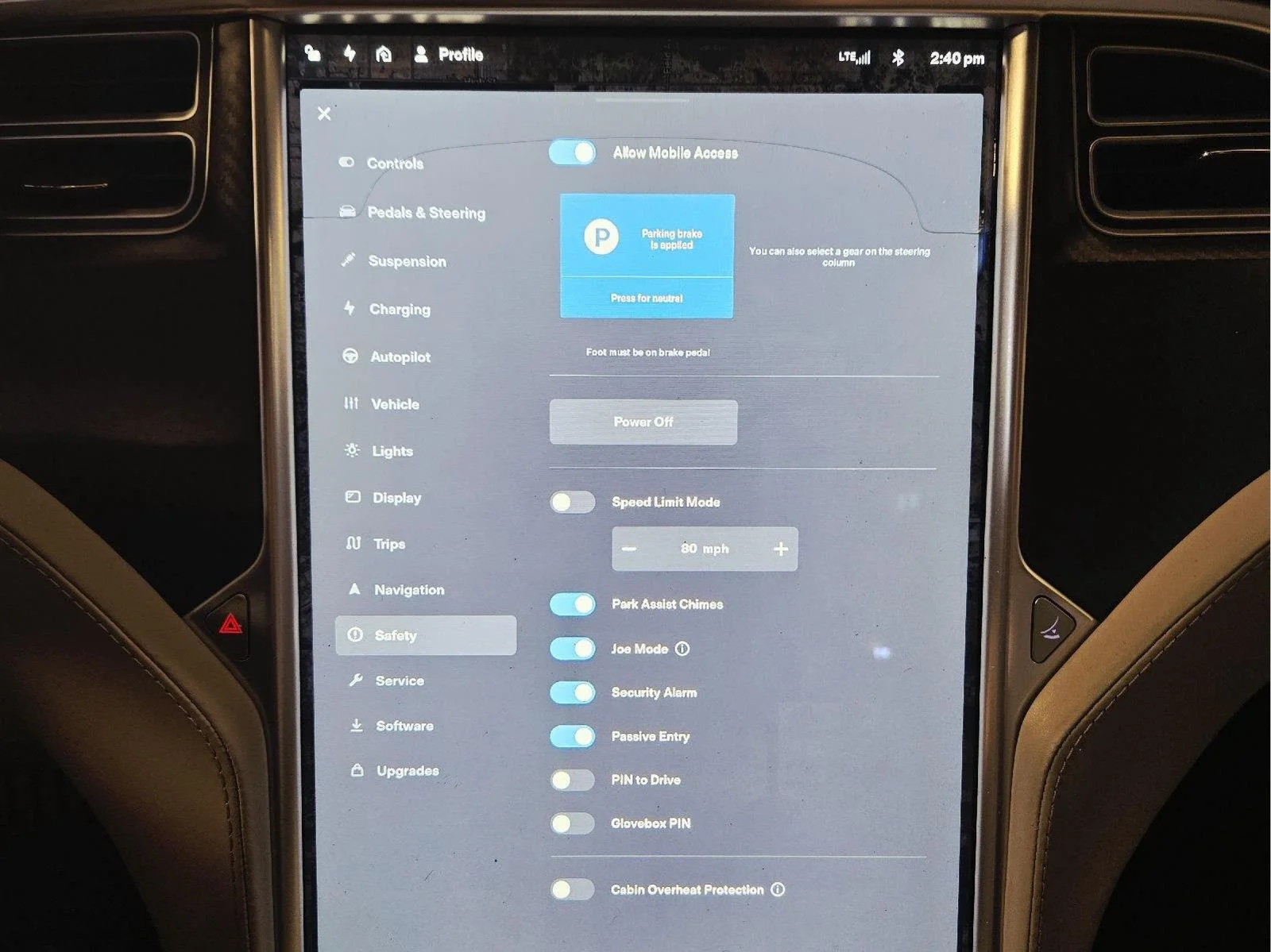 Used 2015 White Tesla P85D image 43