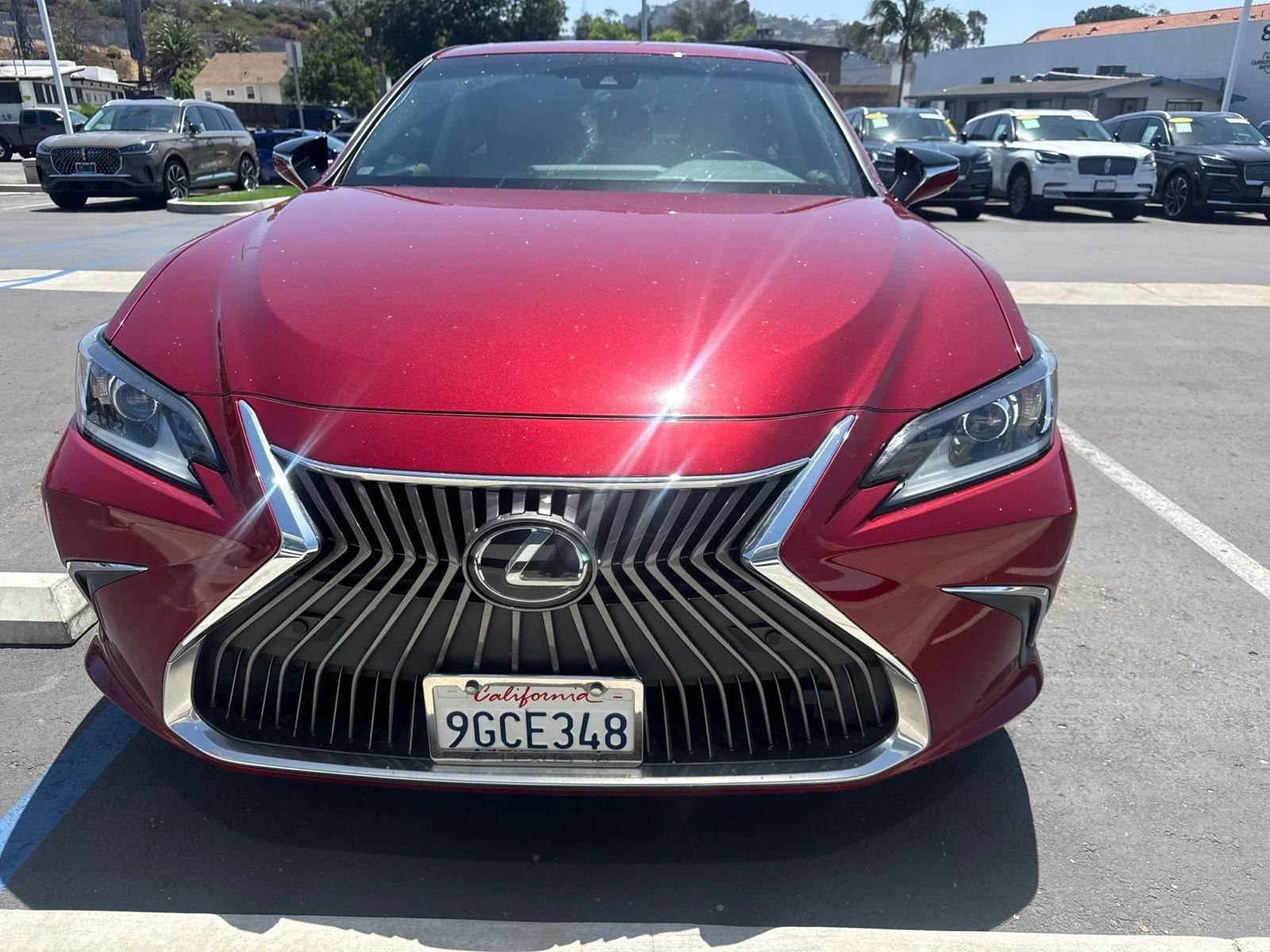 Used 2019 Red Lexus 350 image 2