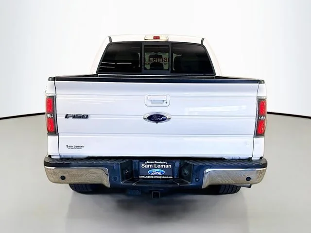 Used 2014 White Platinum Clearcoat Metallic Ford Lariat image 6