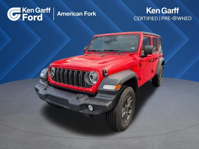 Pre-Owned 2025 Jeep Wrangler Sport S 4 Door SUV in American Fork