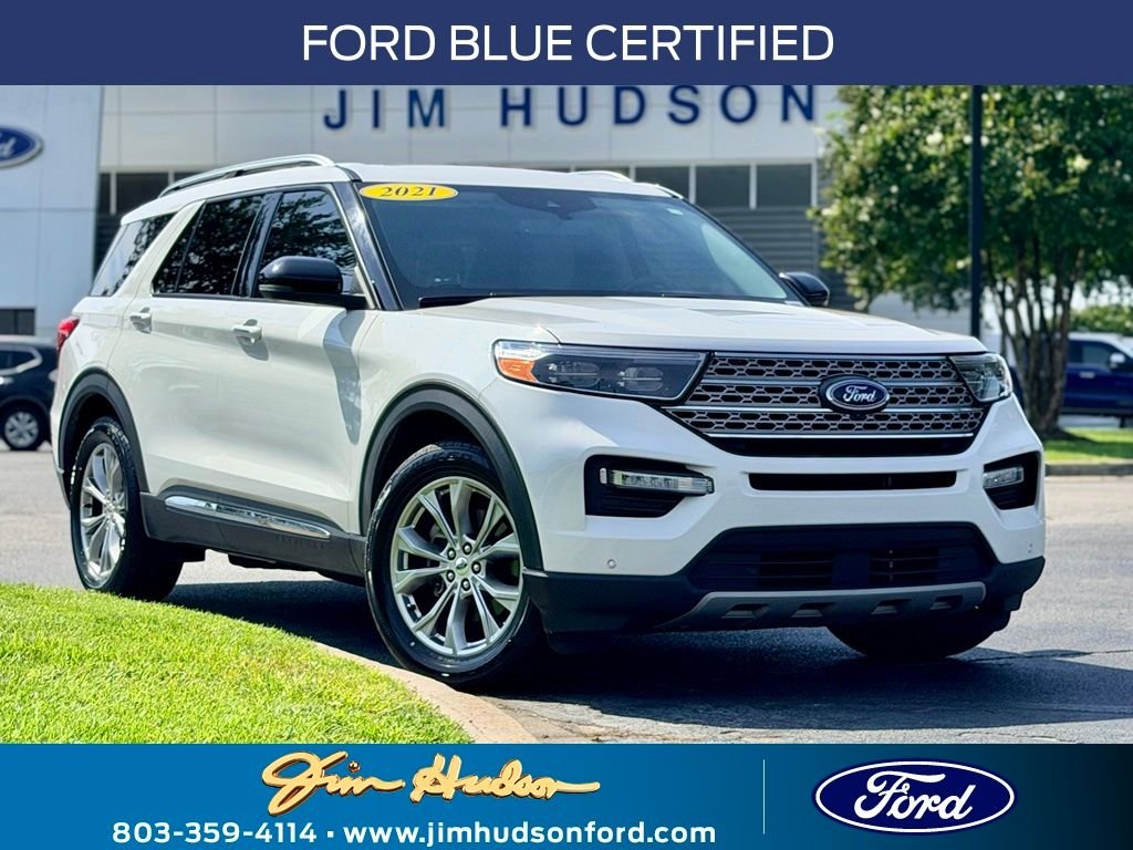 Certified Used 2021 White Ford Limited image 1