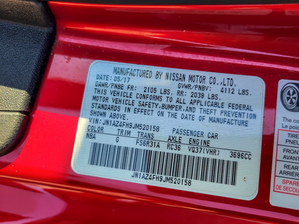 Used 2018 Passion Red Nissan Touring Sport image 20