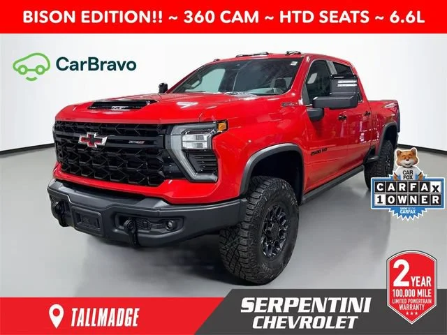 Certified Used 2024 Red Hot Chevrolet ZR2 image 1