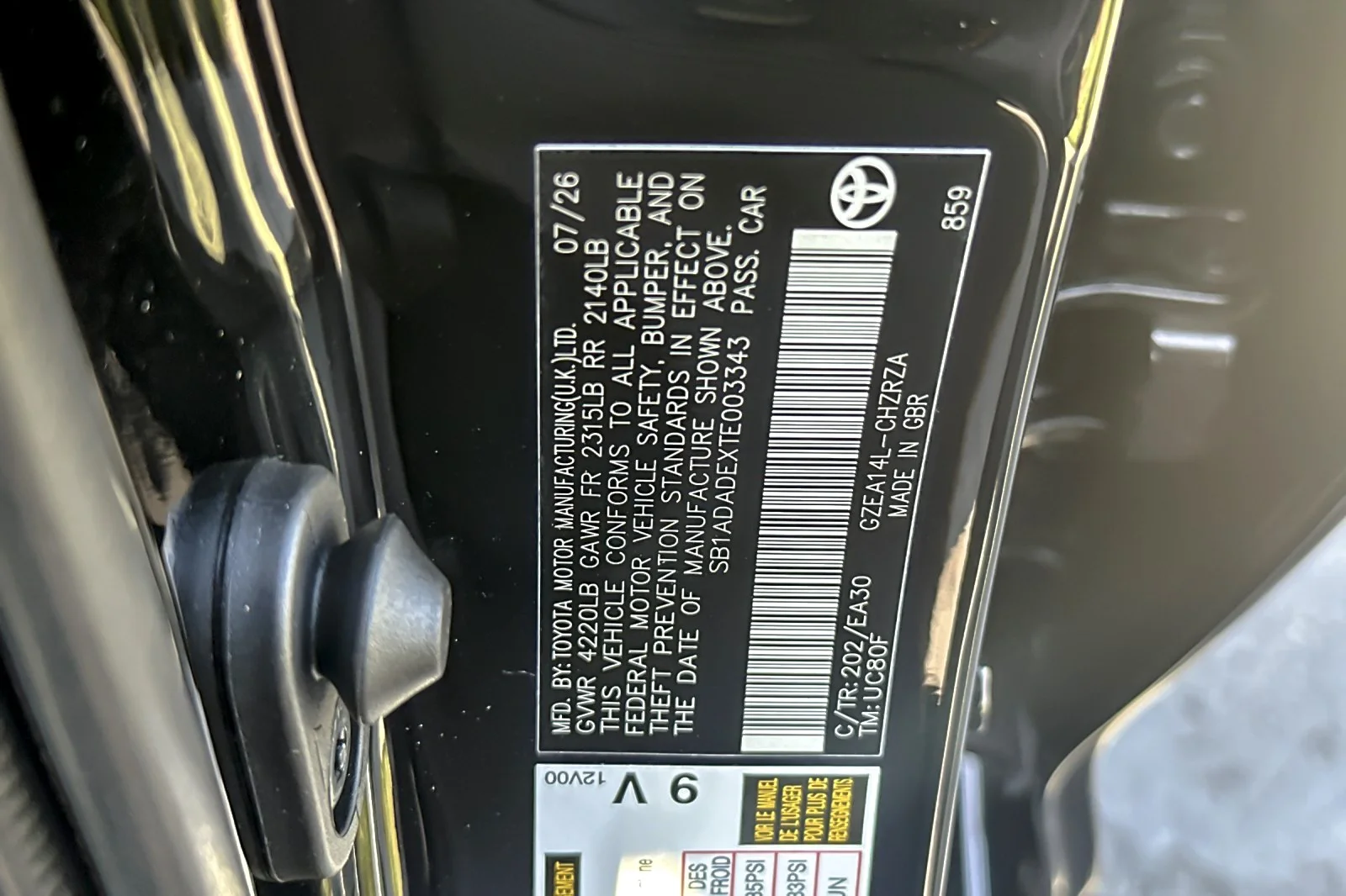 New 2026 Black Toyota  Premium Plus DAT image 33