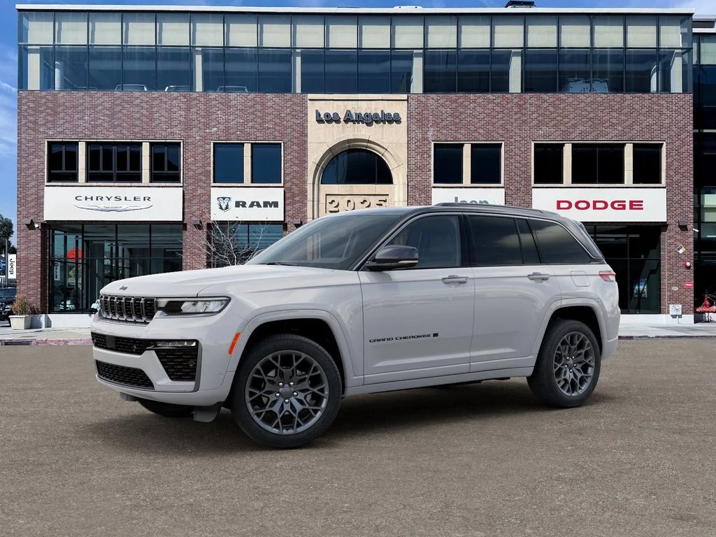 New 2026 Bright White Clear-Coat Exterior Paint Jeep Summit image 2