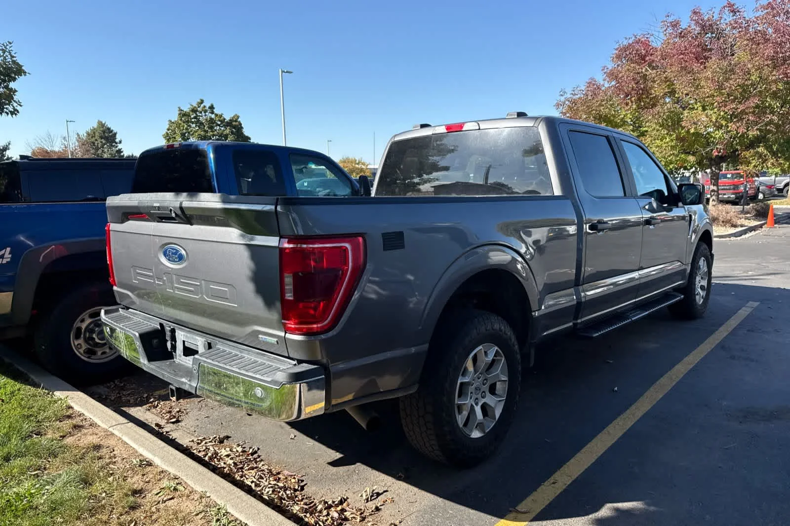 Used 2021 Carbonized Gray Metallic Ford XLT image 4