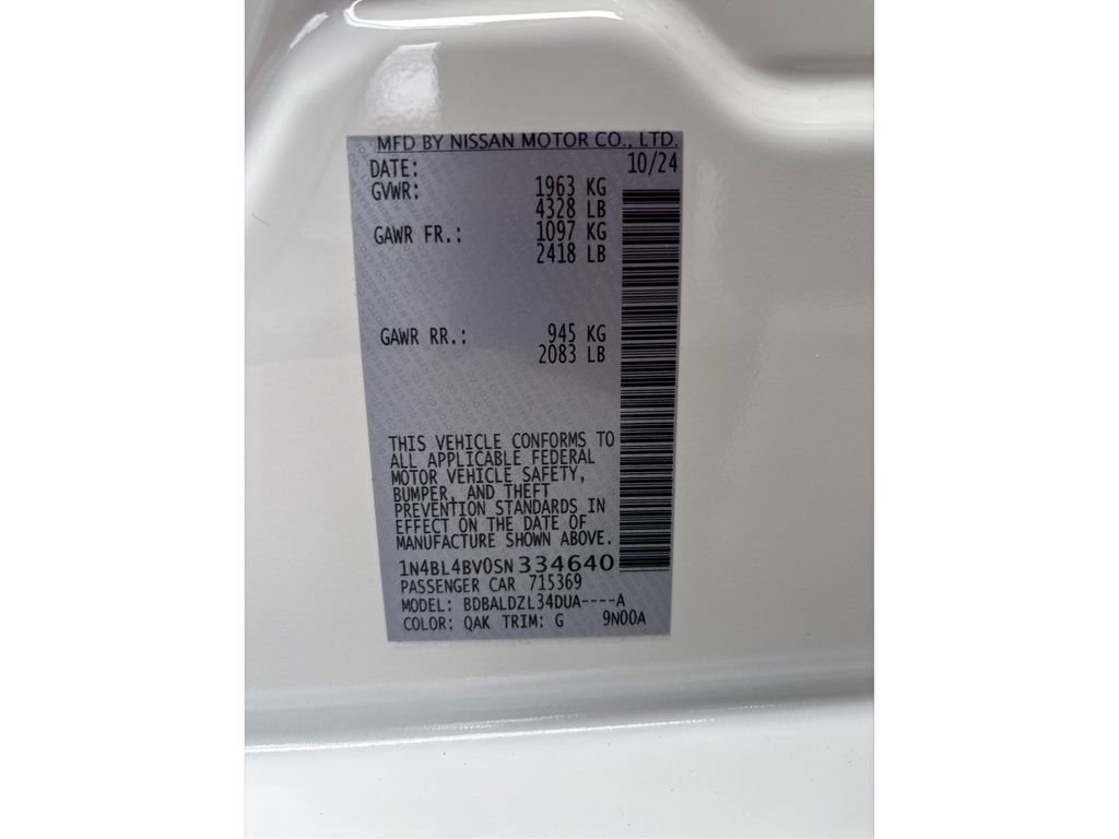 Certified Used 2025 White Nissan 2.5 S image 16