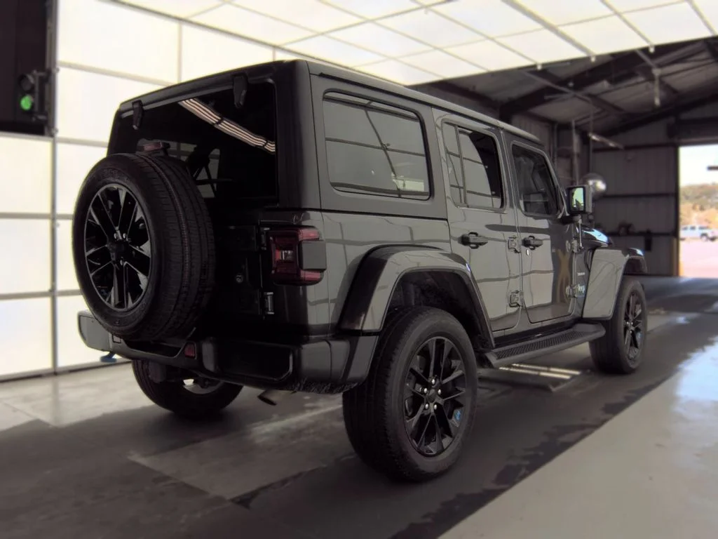 Used 2023 Gray Jeep Sahara 4xe image 2