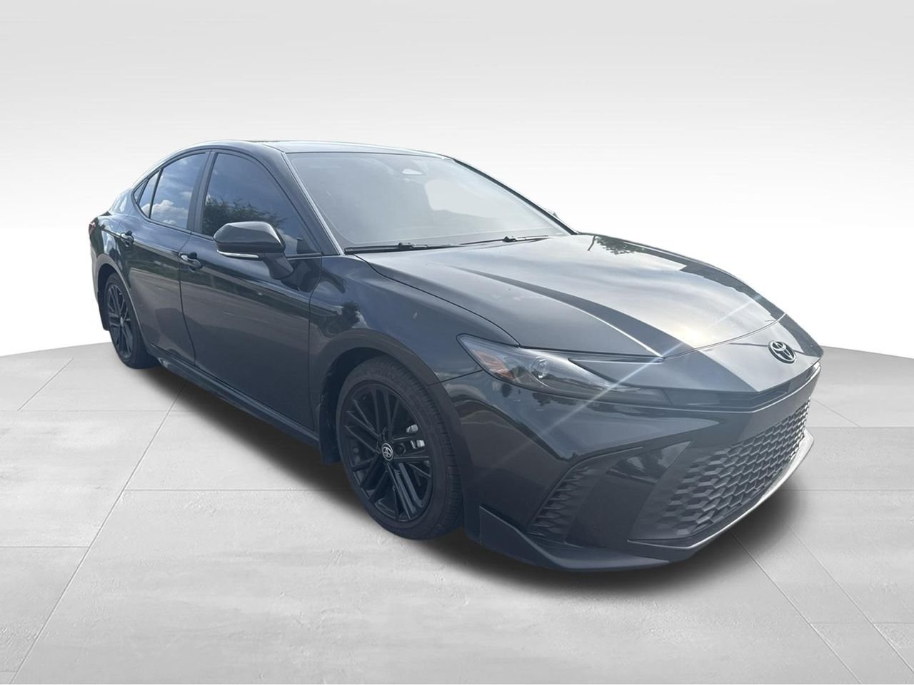 Used 2025 Black Toyota SE image 2