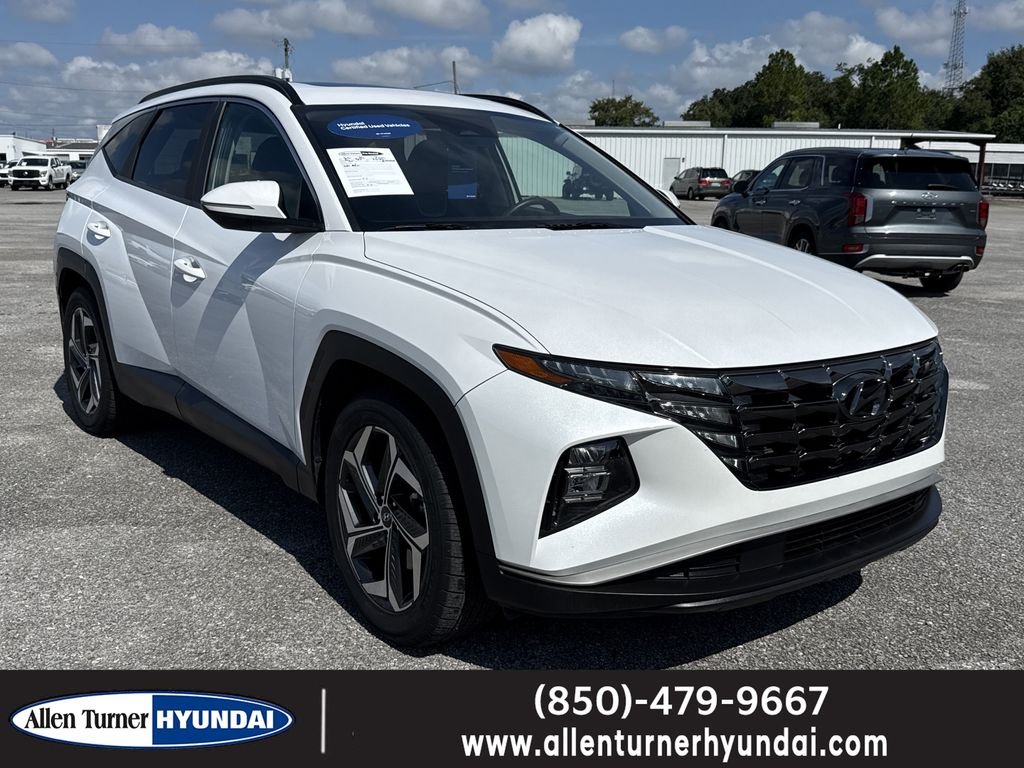 Used 2022 Quartz White Hyundai SEL image 1
